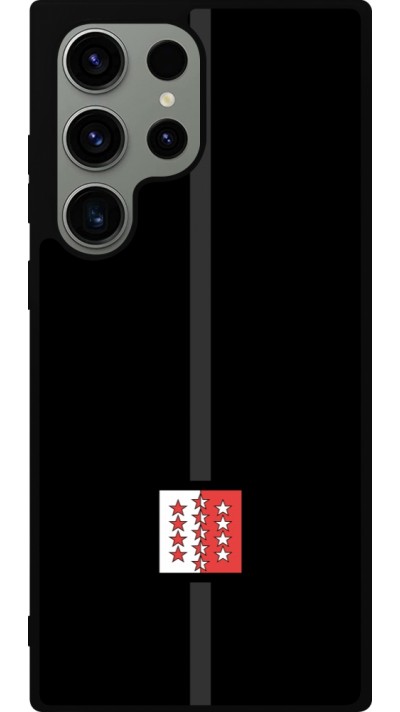 Coque Samsung Galaxy S23 Ultra - Silicone rigide noir Canton VS noir