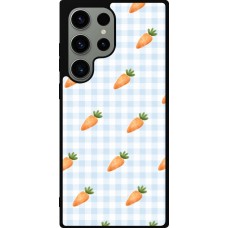 Samsung Galaxy S23 Ultra Case Hülle - Silikon schwarz Easter 2026 Pattern carrots