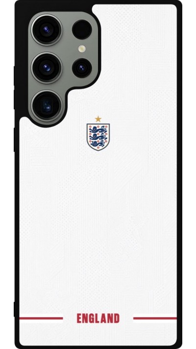 Samsung Galaxy S23 Ultra Case Hülle - Silikon schwarz England 2026 personalisierbares Fussballtrikot