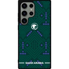 Samsung Galaxy S23 Ultra Case Hülle - Silikon schwarz Saudi Arabien 2026 personalisierbares Fussballtrikot