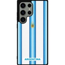 Samsung Galaxy S23 Ultra Case Hülle - Silikon schwarz Argentinien 2026 personalisierbares Fussballtrikot