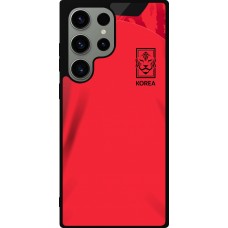 Samsung Galaxy S23 Ultra Case Hülle - Silikon schwarz Südkorea 2022 personalisierbares Fussballtrikot