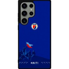 Samsung Galaxy S23 Ultra Case Hülle - Silikon schwarz Haiti 2026 personalisierbares Fussballtrikot