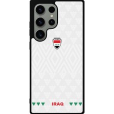Samsung Galaxy S23 Ultra Case Hülle - Silikon schwarz Irak 2026 personalisierbares Fussballtrikot