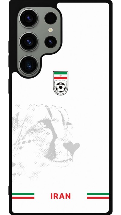 Samsung Galaxy S23 Ultra Case Hülle - Silikon schwarz Iran 2026 personalisierbares Fussballtrikot