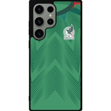 Samsung Galaxy S23 Ultra Case Hülle - Silikon schwarz Mexiko 2022 personalisierbares Fussballtrikot