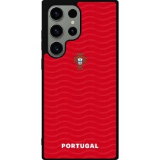 Samsung Galaxy S23 Ultra Case Hülle - Silikon schwarz Portugal 2026 personalisierbares Fussballtrikot