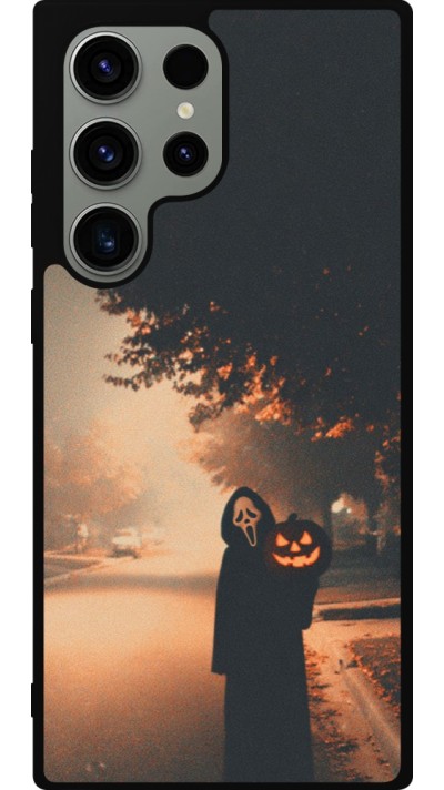Samsung Galaxy S23 Ultra Case Hülle - Silikon schwarz Halloween 2025 Scream