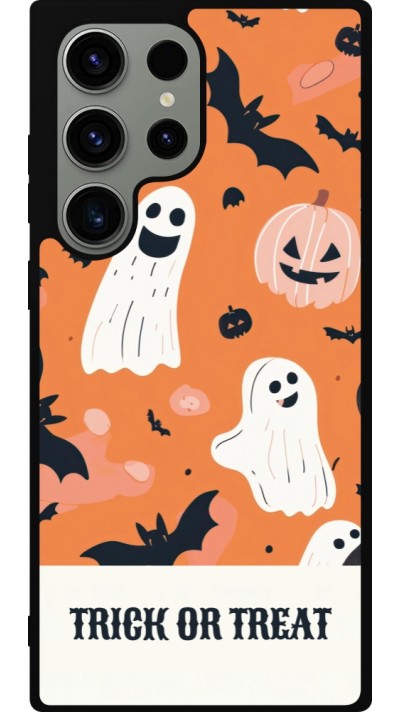 Coque Samsung Galaxy S23 Ultra - Silicone rigide noir Halloween 2025 Trick treat