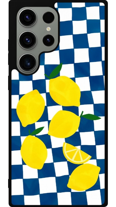 Samsung Galaxy S23 Ultra Case Hülle - Silikon schwarz Illustration lemons 2026