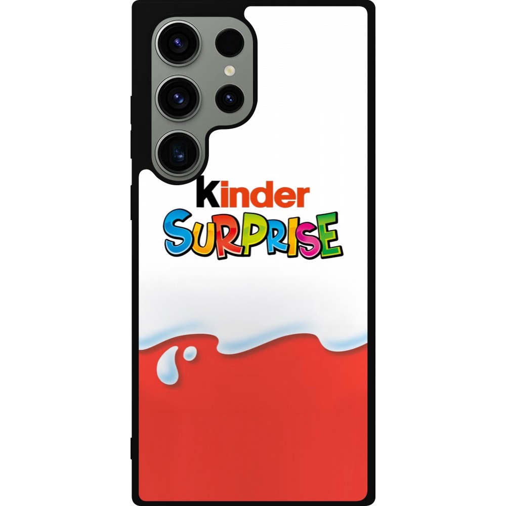 Coque Samsung Galaxy S23 Ultra - Silicone rigide noir Kinder Surprise