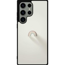 Samsung Galaxy S23 Ultra Case Hülle - Silikon schwarz Mini Regenbogen Minimal