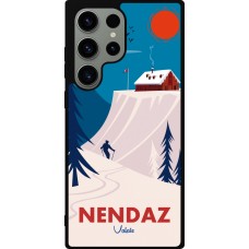 Samsung Galaxy S23 Ultra Case Hülle - Silikon schwarz Nendaz Cabane Ski