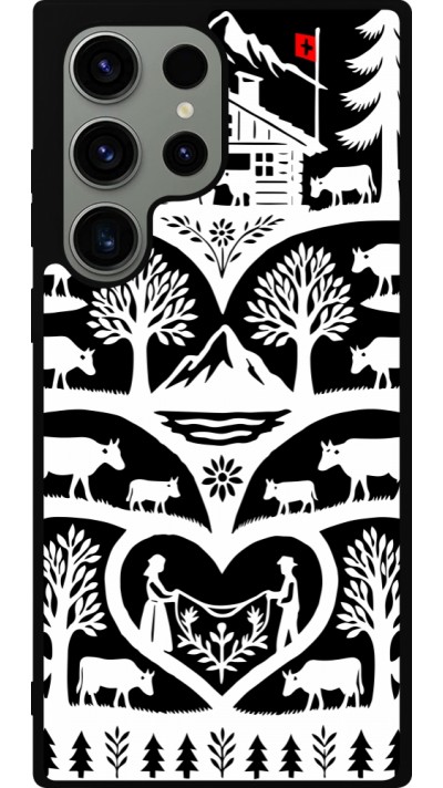 Samsung Galaxy S23 Ultra Case Hülle - Silikon schwarz Poya Schweiz 2 schwarz