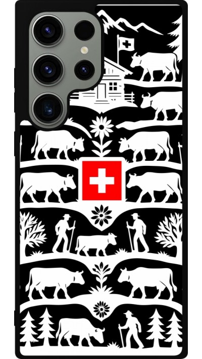 Samsung Galaxy S23 Ultra Case Hülle - Silikon schwarz Poya Schweiz 3 schwarz