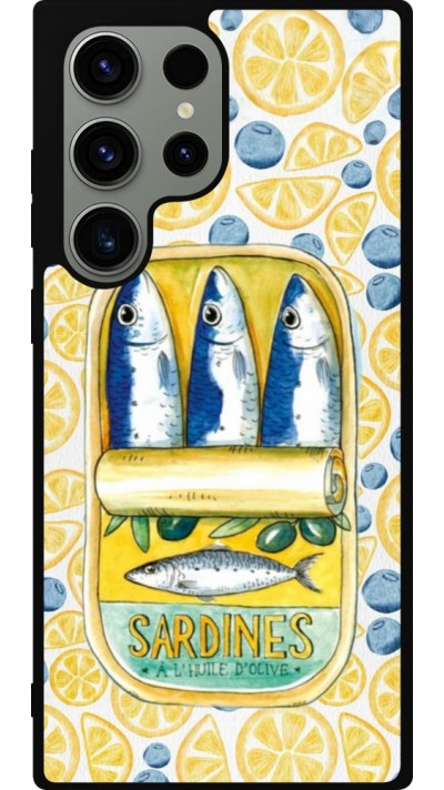 Samsung Galaxy S23 Ultra Case Hülle - Silikon schwarz Sardines in oil 2026