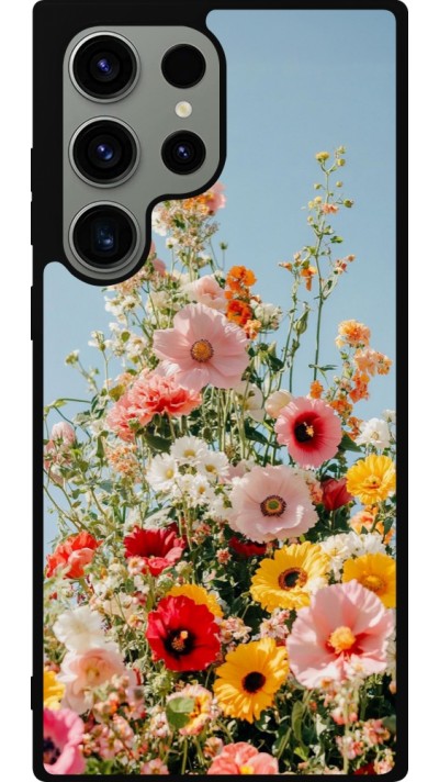 Coque Samsung Galaxy S23 Ultra - Silicone rigide noir Spring flowers Spring 2026