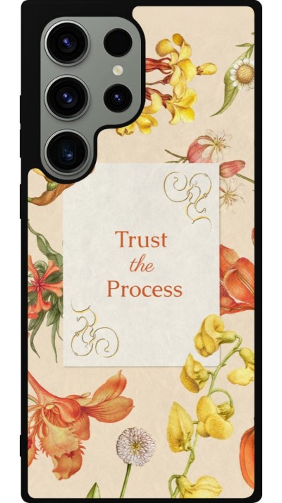 Coque Samsung Galaxy S23 Ultra - Silicone rigide noir Trust the process Spring 2026