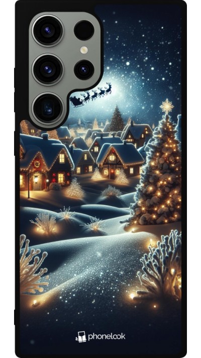 Samsung Galaxy S23 Ultra Case Hülle - Silikon schwarz Weihnachten 2023 Weihnachten steht vor der Tür