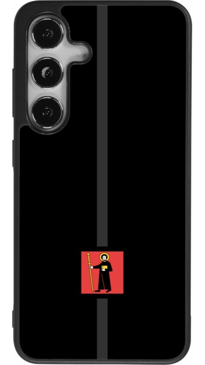 Coque Samsung Galaxy S24 - Silicone rigide noir Canton GL noir