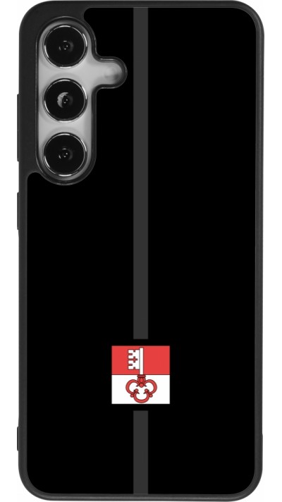 Coque Samsung Galaxy S24 - Silicone rigide noir Canton OW noir