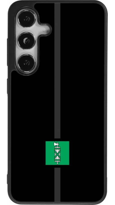 Coque Samsung Galaxy S24 - Silicone rigide noir Canton SG noir