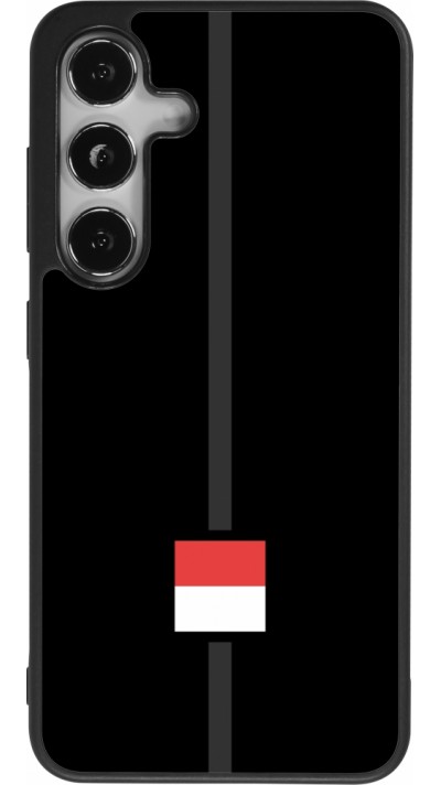 Coque Samsung Galaxy S24 - Silicone rigide noir Canton SO noir