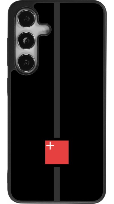 Coque Samsung Galaxy S24 - Silicone rigide noir Canton SZ noir