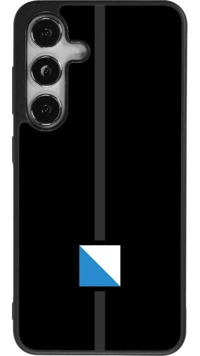 Coque Samsung Galaxy S24 - Silicone rigide noir Canton ZH noir