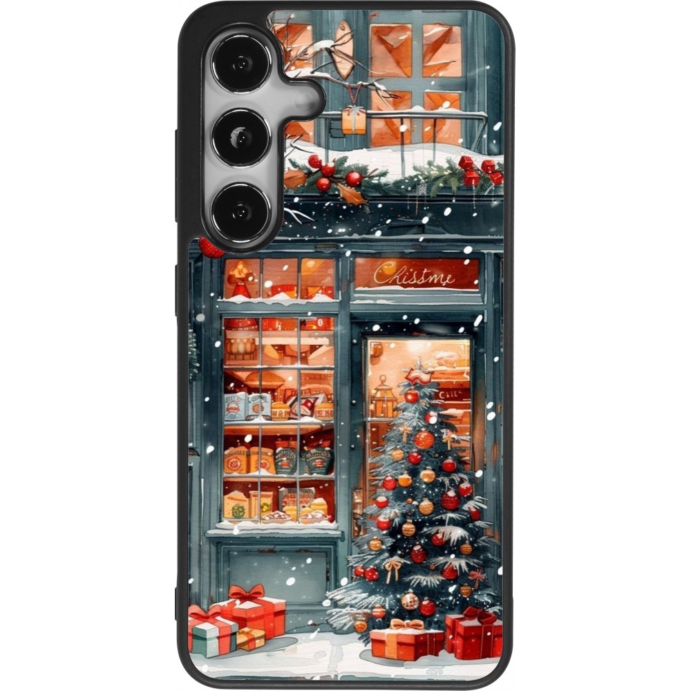 Samsung Galaxy S24 Case Hülle - Silikon schwarz Christmas 25 Xmas Shop