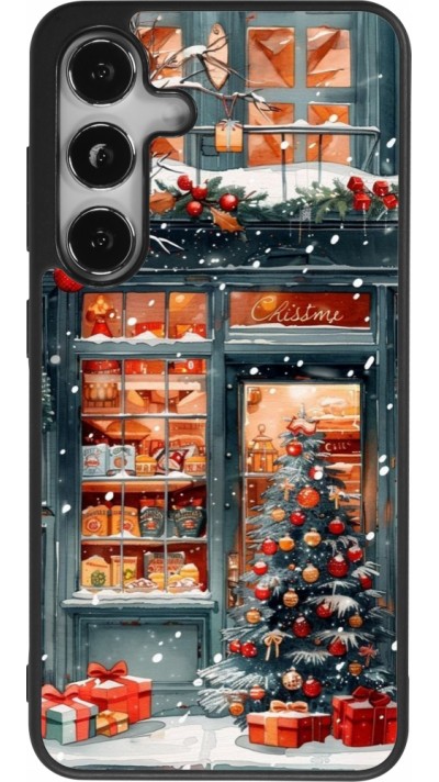 Samsung Galaxy S24 Case Hülle - Silikon schwarz Christmas 25 Xmas Shop