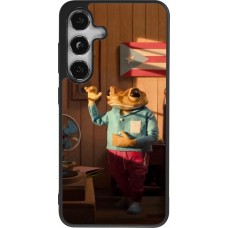 Samsung Galaxy S24 Case Hülle - Silikon schwarz Dancing frog DTMF