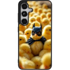 Samsung Galaxy S24 Case Hülle - Silikon schwarz Easter 2026 Chicken Batman