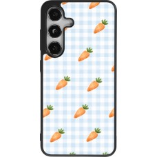 Samsung Galaxy S24 Case Hülle - Silikon schwarz Easter 2026 Pattern carrots