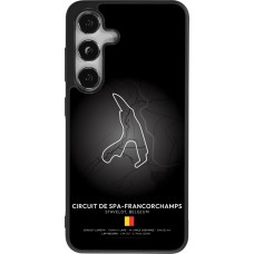 Coque Samsung Galaxy S24 - Silicone rigide noir F1 Track 2025 Belgium