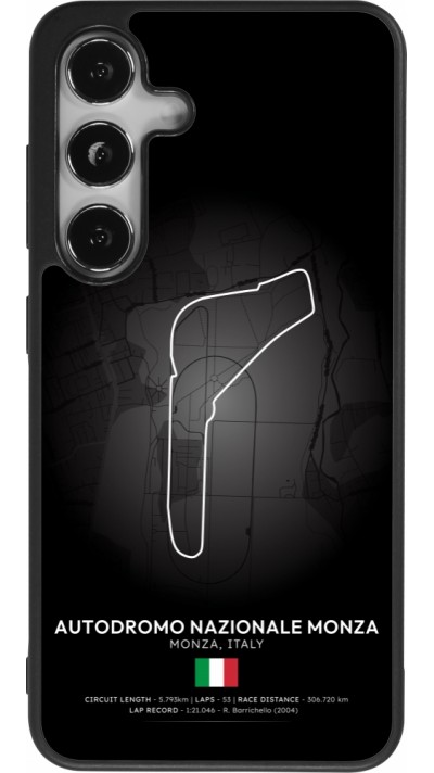 Coque Samsung Galaxy S24 - Silicone rigide noir F1 Track 2025 Italy