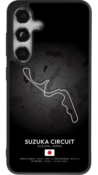 Coque Samsung Galaxy S24 - Silicone rigide noir F1 Track 2025 Japan