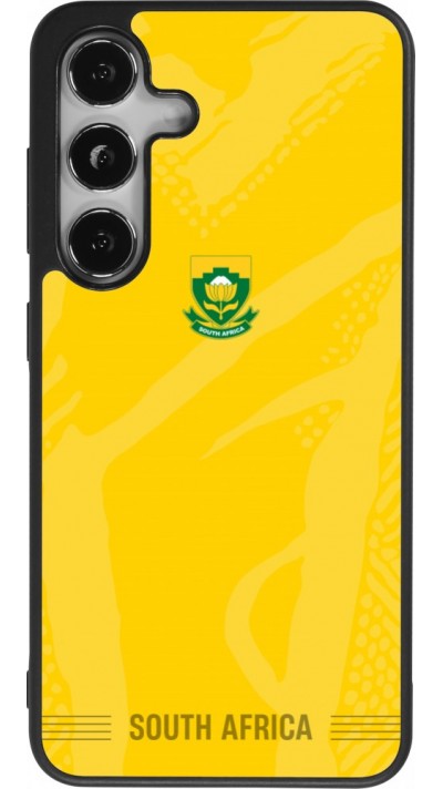 Samsung Galaxy S24 Case Hülle - Silikon schwarz Südafrika 2026 personalisierbares Fussballtrikot