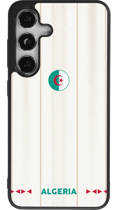 Samsung Galaxy S24 Case Hülle - Silikon schwarz Algerien 2026 personalisierbares Fussballtrikot