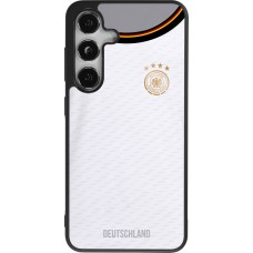 Coque Samsung Galaxy S24 - Silicone rigide noir Maillot de football Allemagne 2022 personnalisable