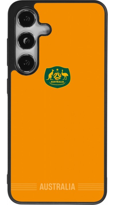 Samsung Galaxy S24 Case Hülle - Silikon schwarz Australien 2026 personalisierbares Fussballtrikot