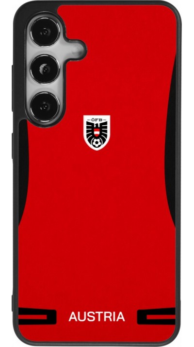 Samsung Galaxy S24 Case Hülle - Silikon schwarz O?sterreich 2026 personalisierbares Fussballtrikot