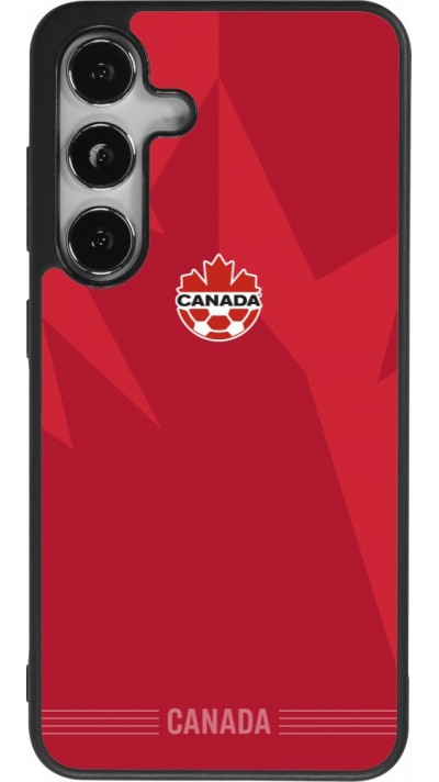 Samsung Galaxy S24 Case Hülle - Silikon schwarz Kanada 2026 personalisierbares Fussballtrikot