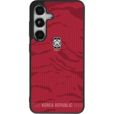 Samsung Galaxy S24 Case Hülle - Silikon schwarz Südkorea 2026 personalisierbares Fussballtrikot