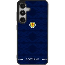 Samsung Galaxy S24 Case Hülle - Silikon schwarz Schottland 2026 personalisierbares Fussballtrikot