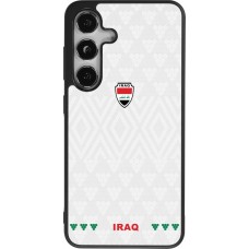 Samsung Galaxy S24 Case Hülle - Silikon schwarz Irak 2026 personalisierbares Fussballtrikot