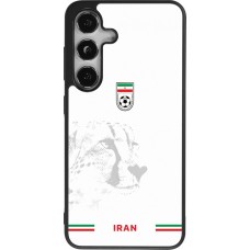 Samsung Galaxy S24 Case Hülle - Silikon schwarz Iran 2026 personalisierbares Fussballtrikot