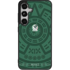 Samsung Galaxy S24 Case Hülle - Silikon schwarz Mexiko 2026 personalisierbares Fussballtrikot