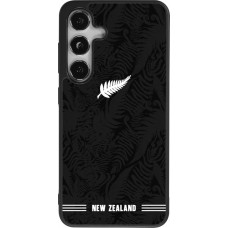 Samsung Galaxy S24 Case Hülle - Silikon schwarz Neuseeland 2026 personalisierbares Fussballtrikot