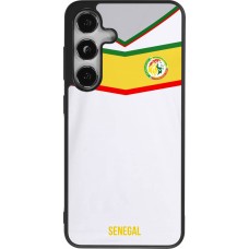 Samsung Galaxy S24 Case Hülle - Silikon schwarz Senegal 2022 personalisierbares Fußballtrikot